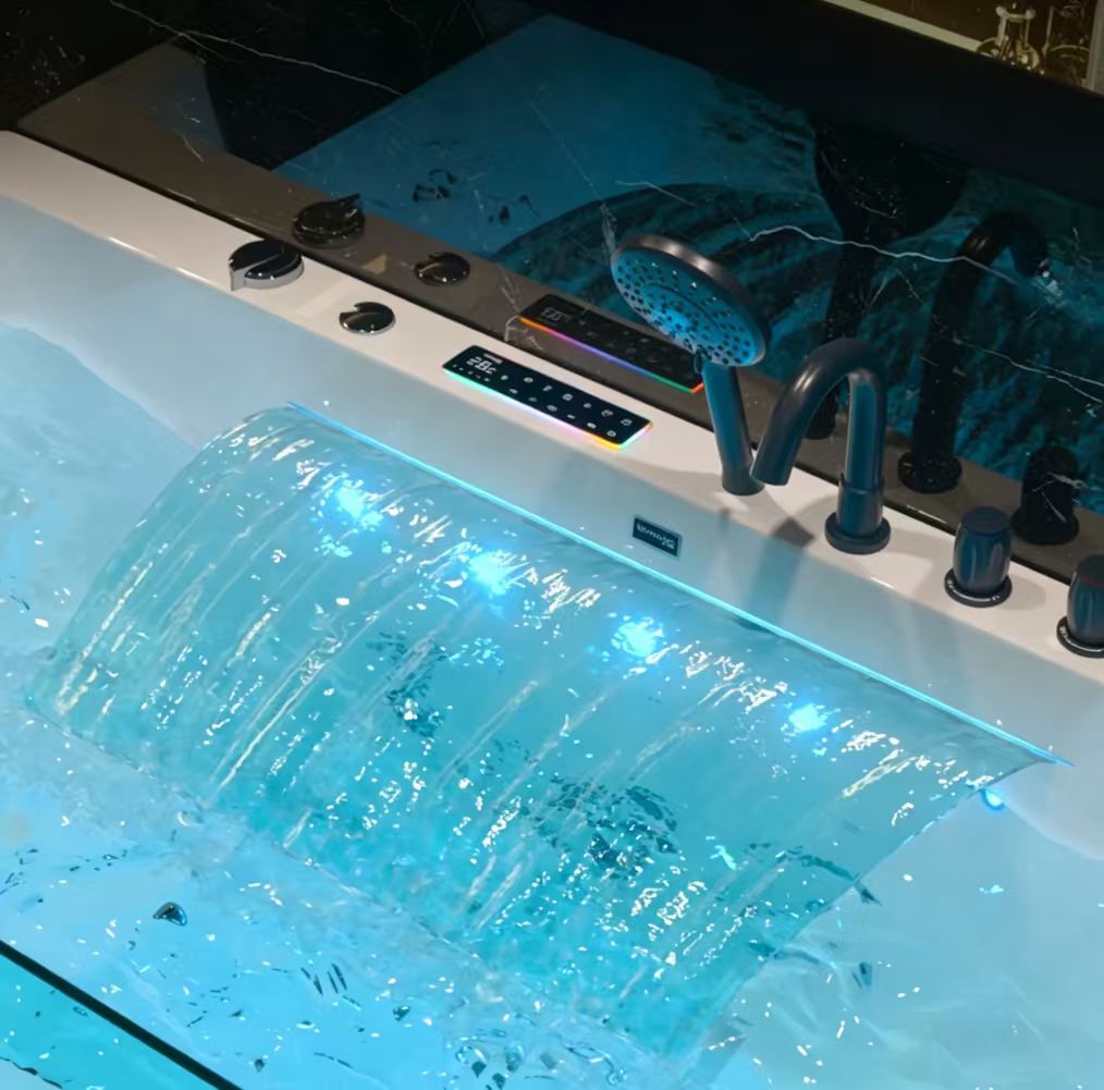 Hydrogen Water Whirlpool Bathtub - 3500ppb Nano Bubble Home Spa Experience